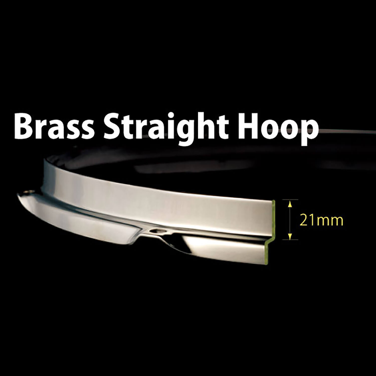 CANOPUS BRASS STRAIGHT HOOP 14インチ用 8穴Snare [BST214-8]