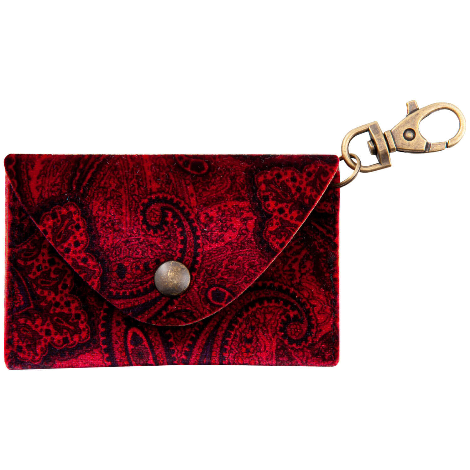 BIG PICK POUCH PAISLEY Red