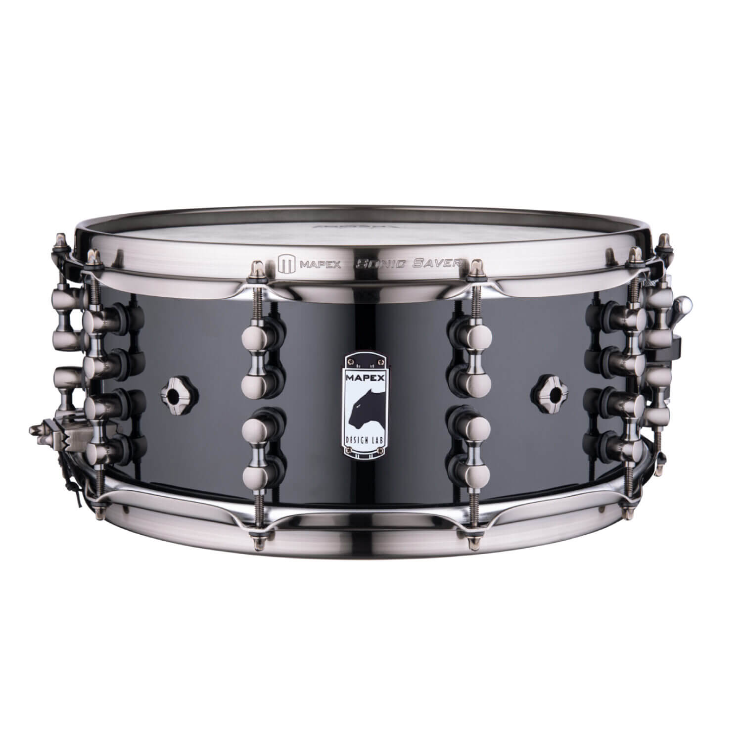 Black Panther Design Lab Artist Snare / JEFF HAMILTON / THE MAXIMUS 14 x 6 PIANO BLACK [BPDLMH4600LPB]