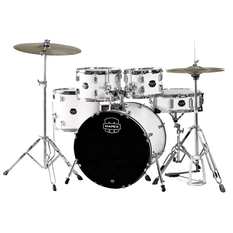 COMET DRUM SET WHITE THIN GRAIN