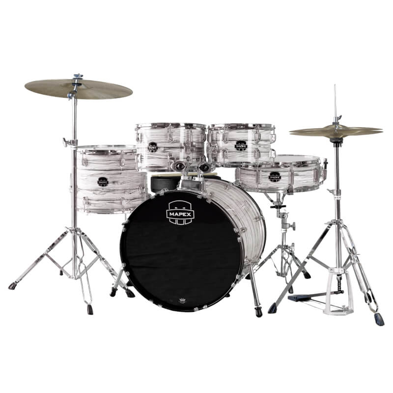 COMET DRUM SET WHITE MARBLE WOOD