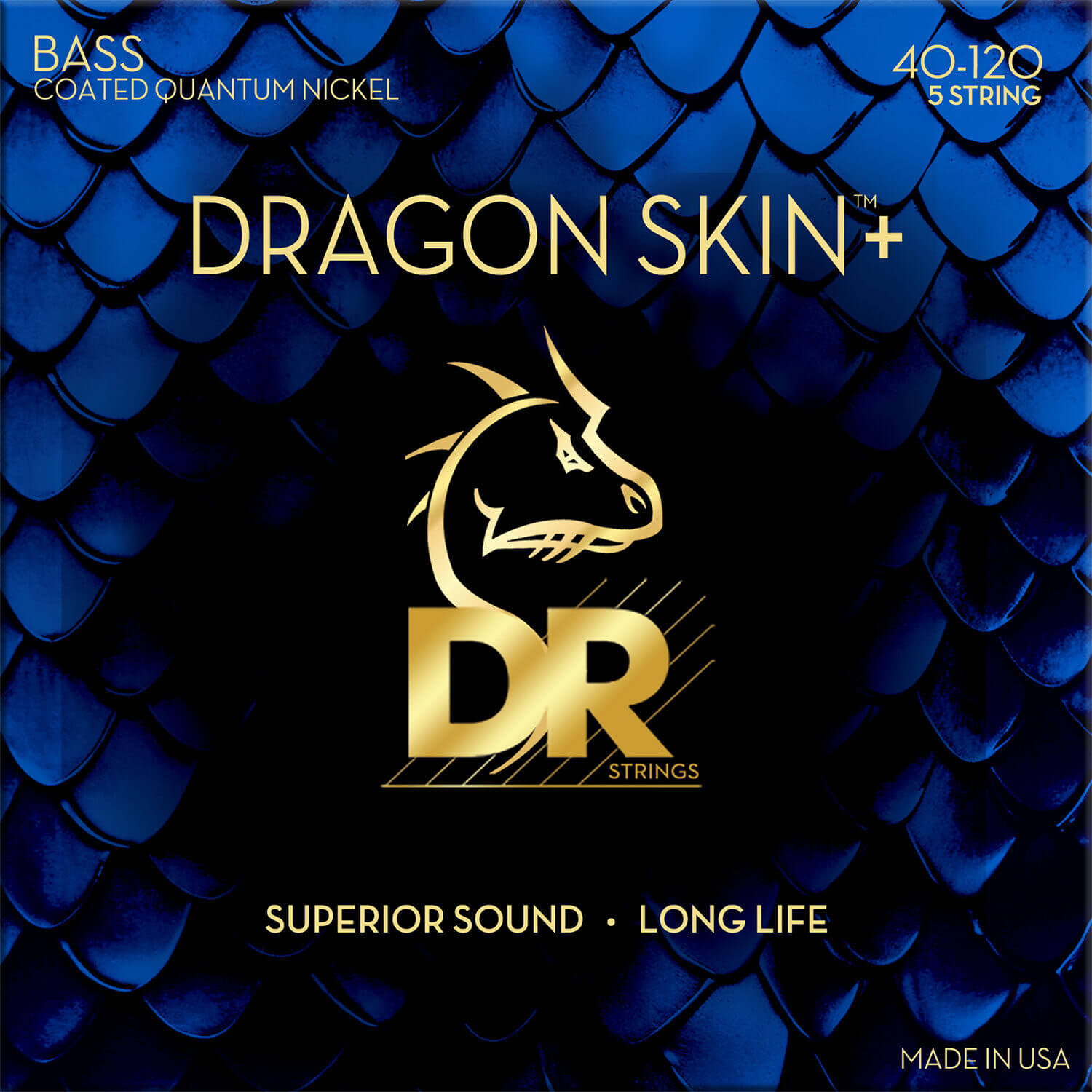 DRAGON SKIN＋Quantum Nickel for Bass DBQ5-40 (LIGHT 5S TRINGS)