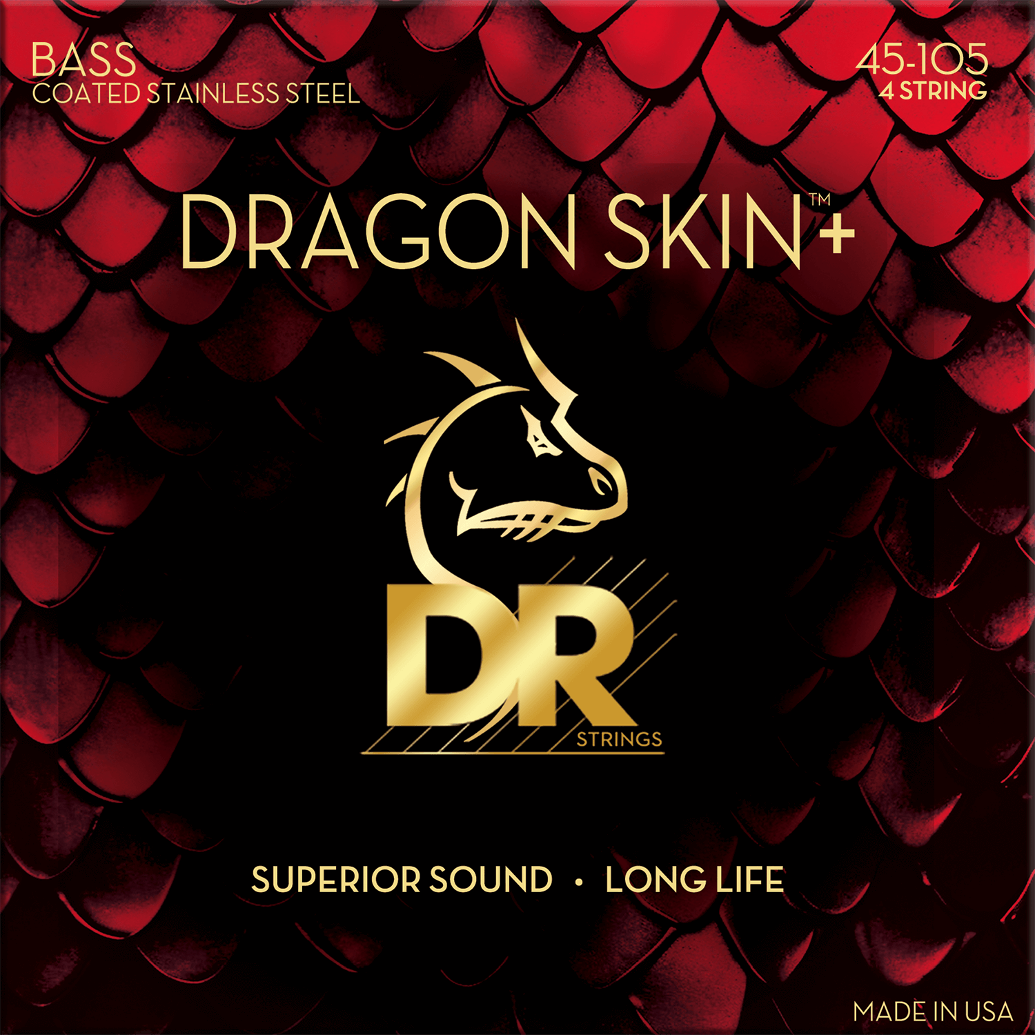 DRAGON SKIN＋Stainless for Bass DBS-45 (MEDIUM)