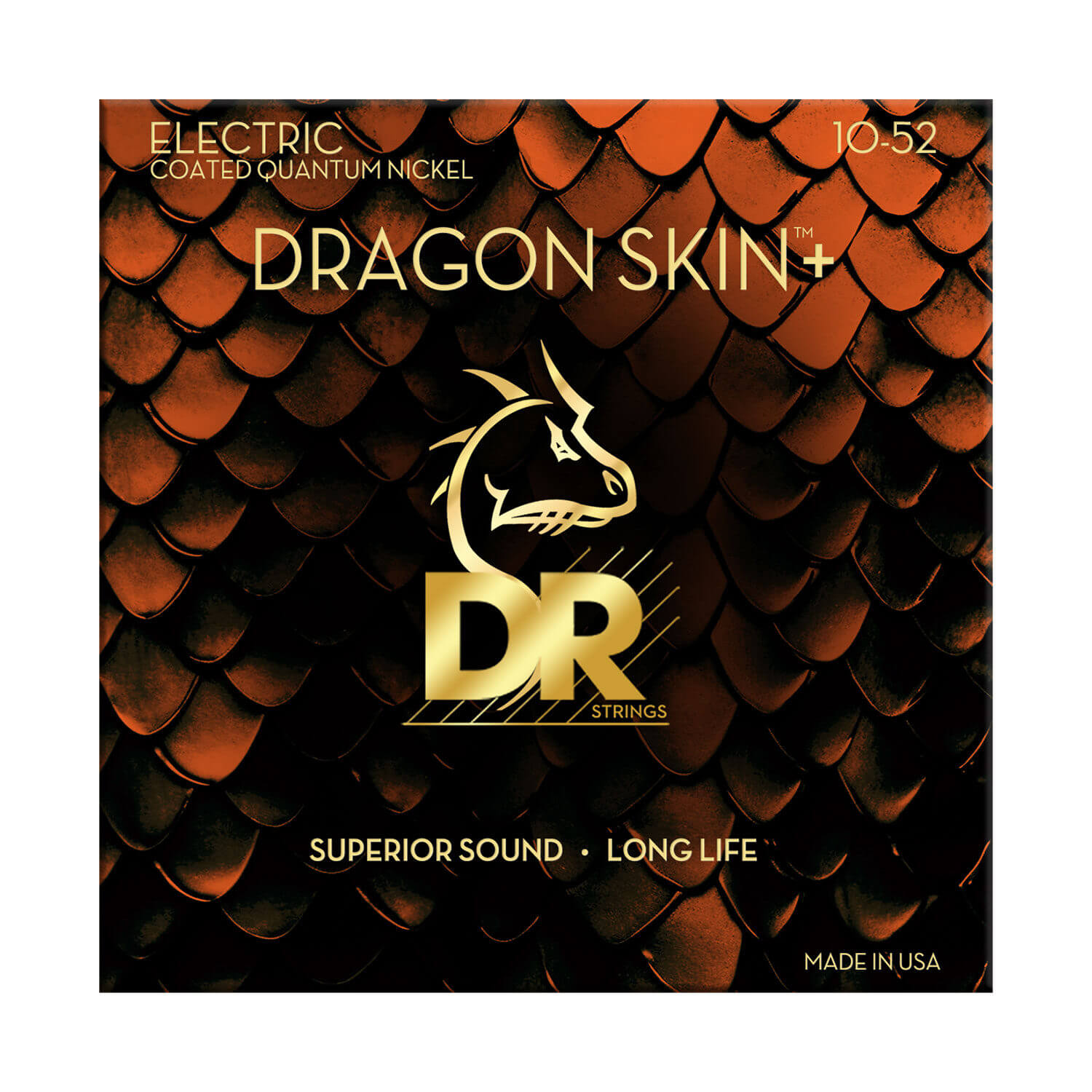 DRAGON SKIN＋for Electric Guitar DEQ-10/52 (MEDIUM HEAVY)