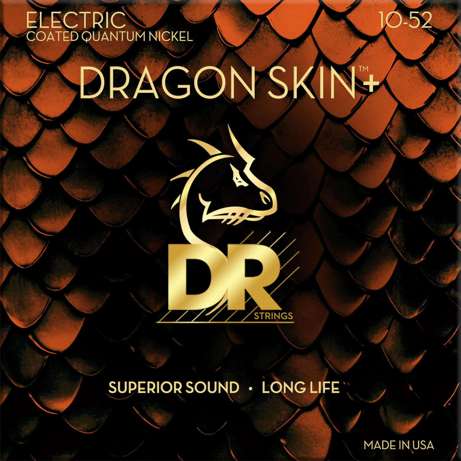DRAGON SKIN＋for Electric Guitar DEQ-10/52 (MEDIUM HEAVY)