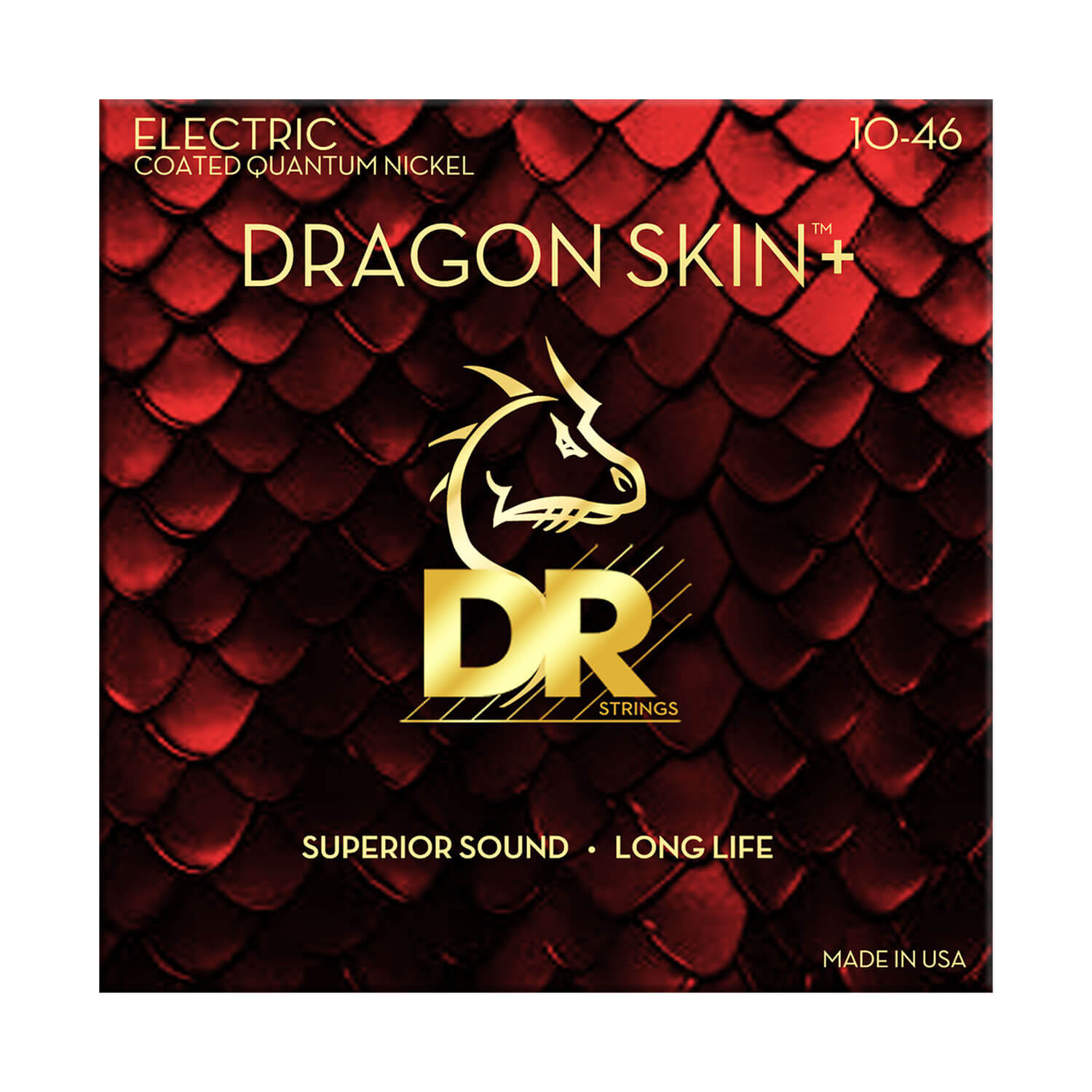 DRAGON SKIN＋for Electric Guitar DEQ-10 (MEDIUM)