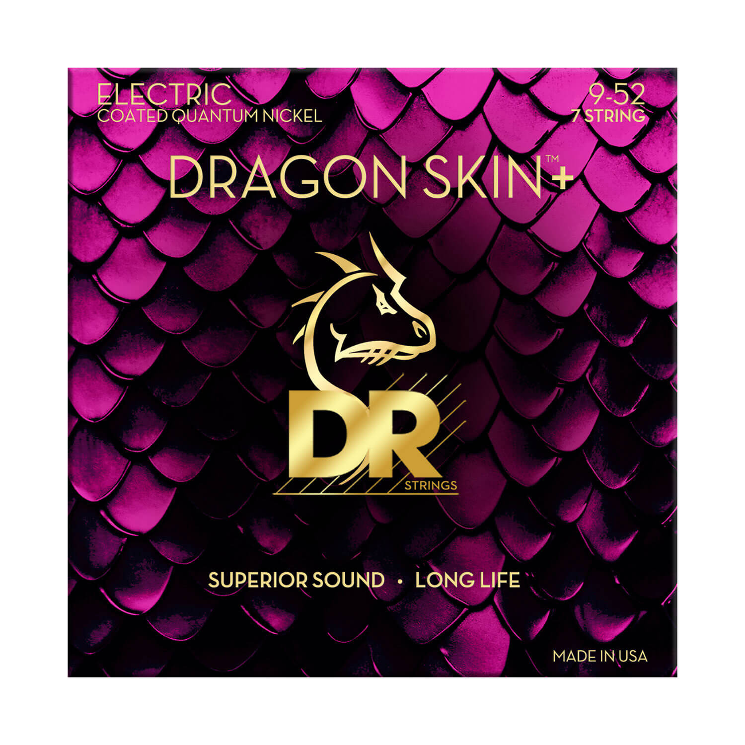 DRAGON SKIN＋for Electric Guitar DEQ-7/9 (LIGHT 7 STRINGS)