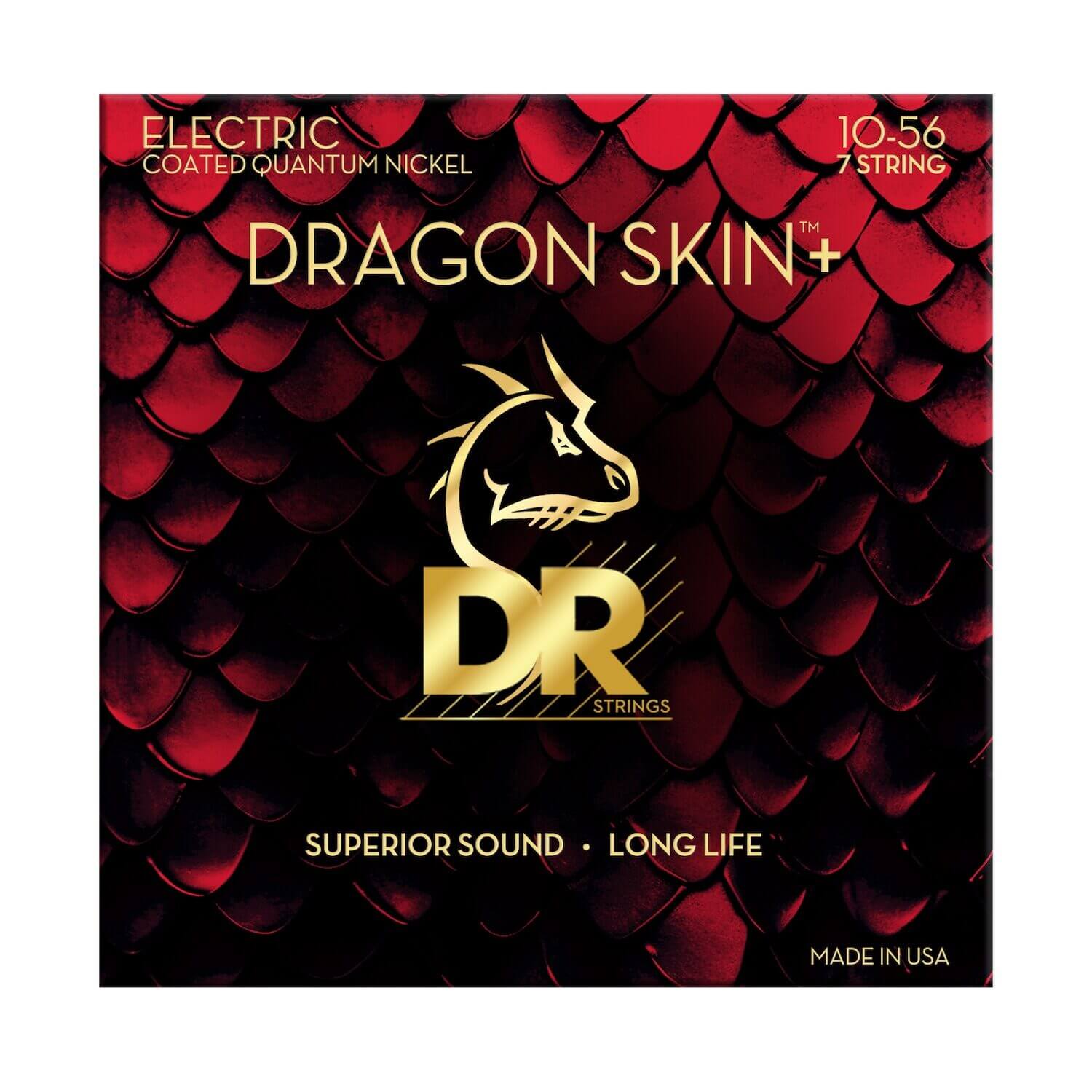 DRAGON SKIN＋for Electric Guitar DEQ-7/10 (MEDIUM 7 STRINGS)