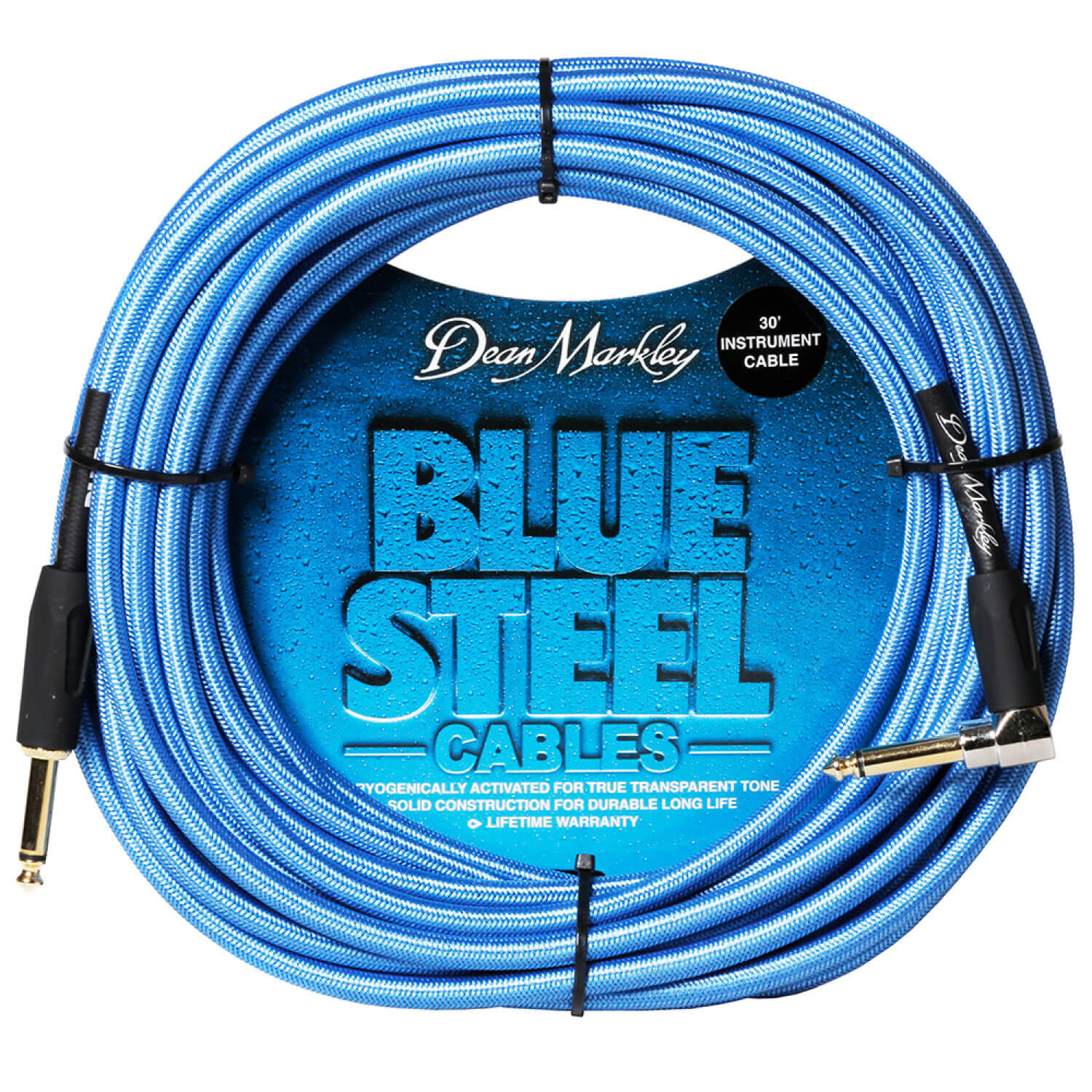 Blue Steel Instrument Cables 30FT S-S