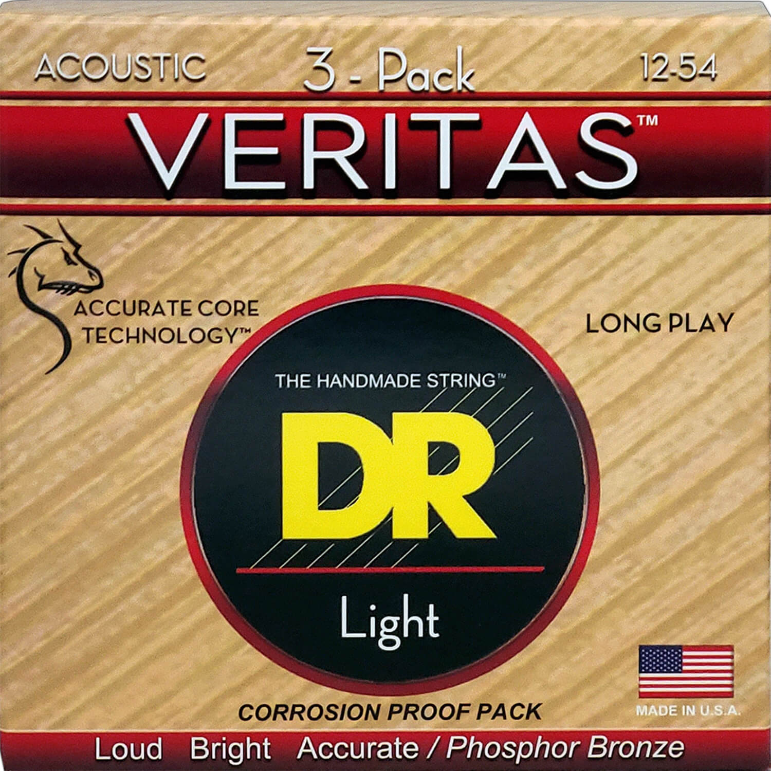 VERITAS for ACOUSTIC VTA-12-3PK (3PACKセット)