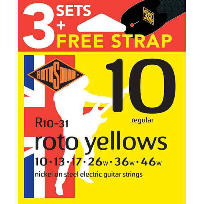 Rotos R10-31-F(3Set+Strap/Yellow/10-46)
