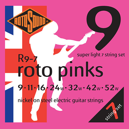 Rotos R9-7(7弦用/Pink/ 9-52)