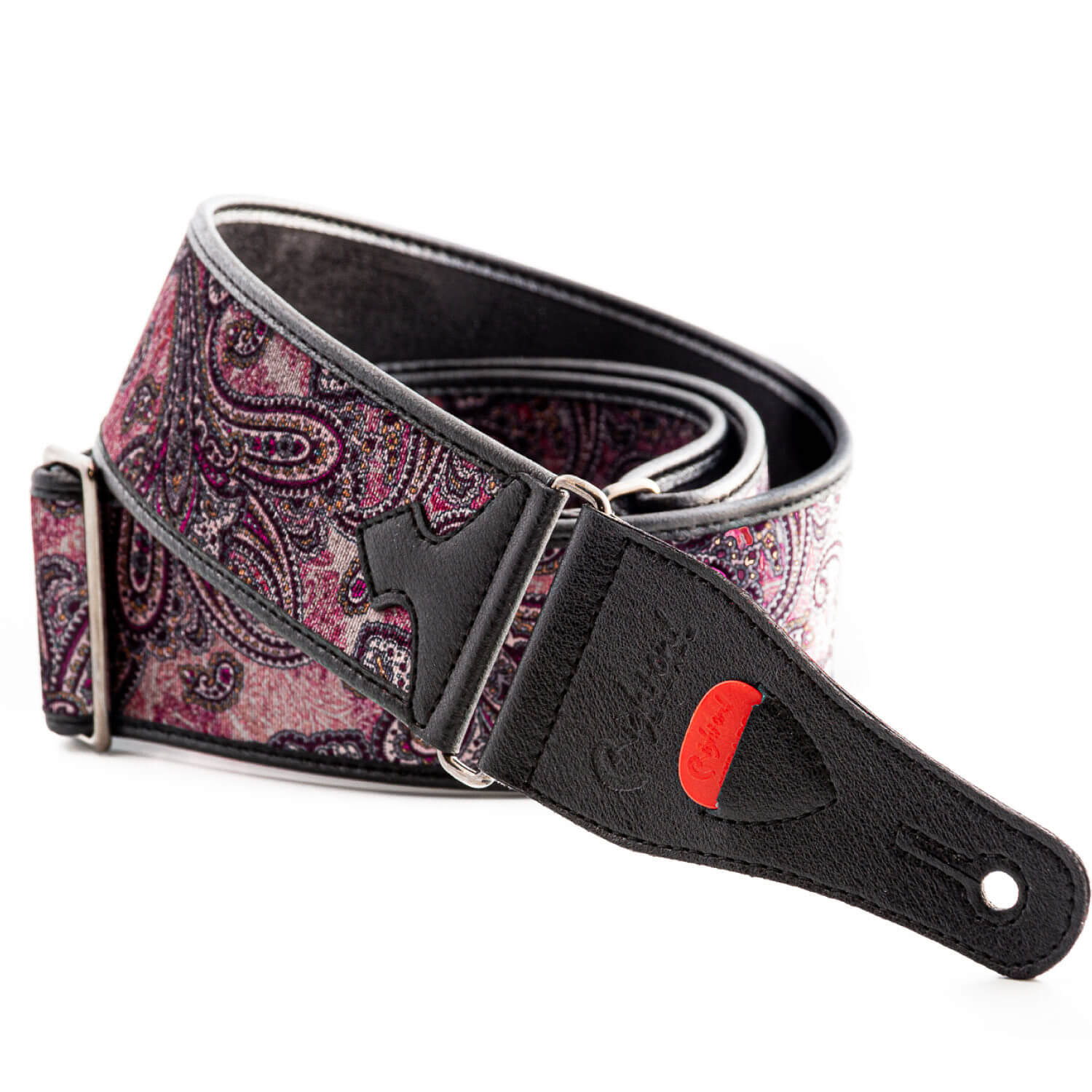 PAISLEY VELVET-60 Burgundy