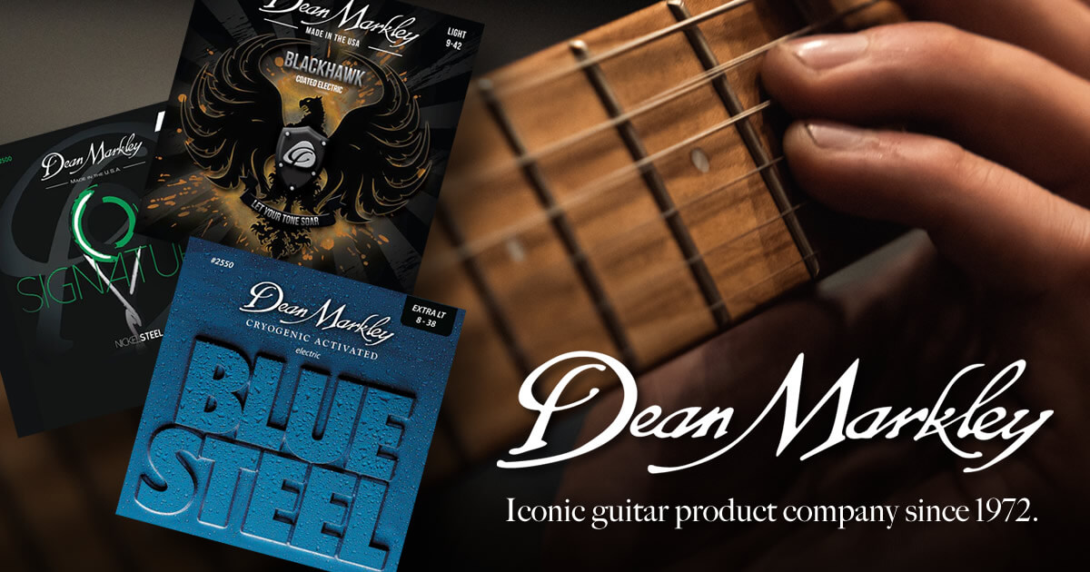USA製の大定番弦ブランド「Dean Markley（ディーン・マークレイ）」