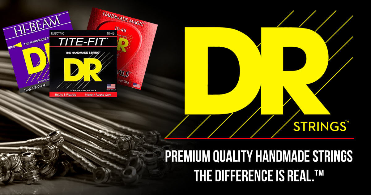 職人技による最高品質ハンドワウンド弦「DR STRINGS」