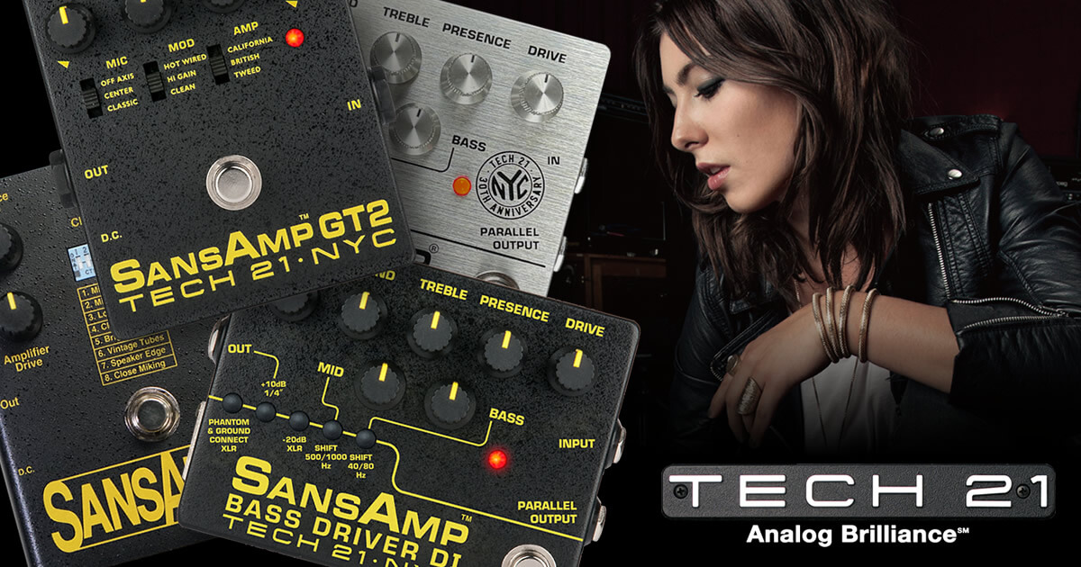 世界的定番機器「TECH21 SANSAMP」