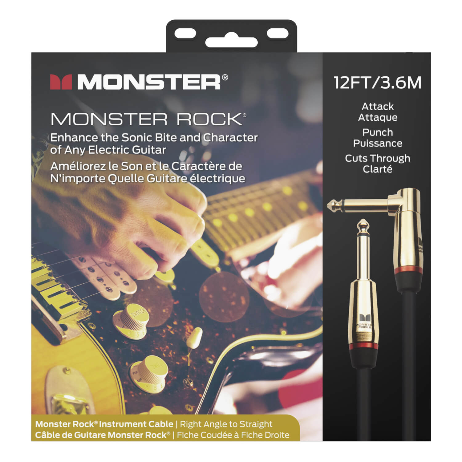 Monster Rock Instrument Cable [M ROCK2-12A]