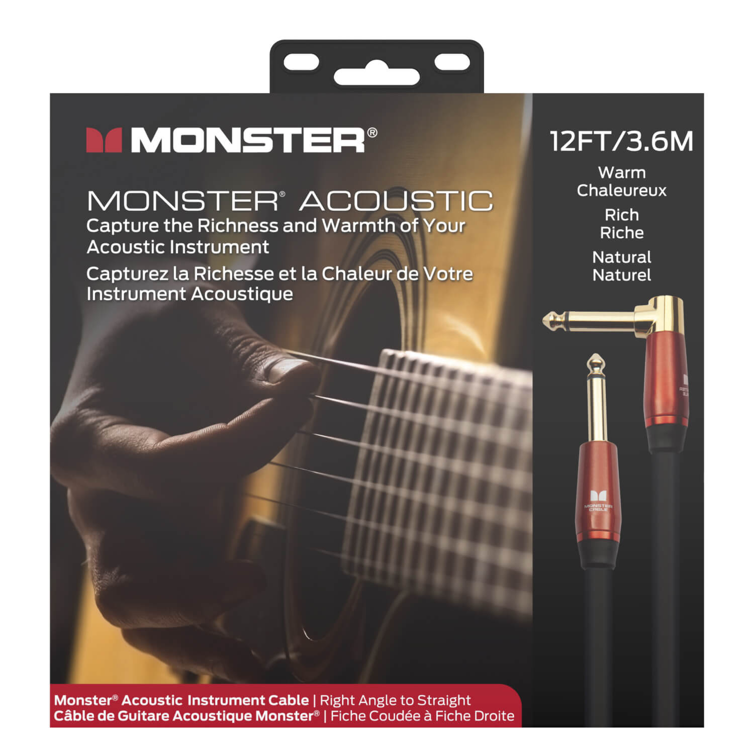 Monster Acoustic Instrument Cable [M ACST2-12A]