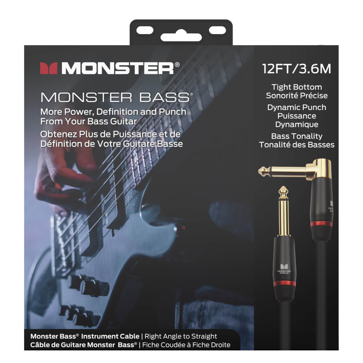Monster Bass Instrument Cable [M BASS2-12A]