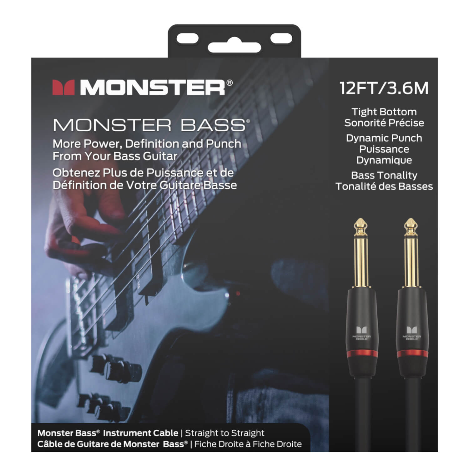 Monster Bass Instrument Cable [M BASS2-12]