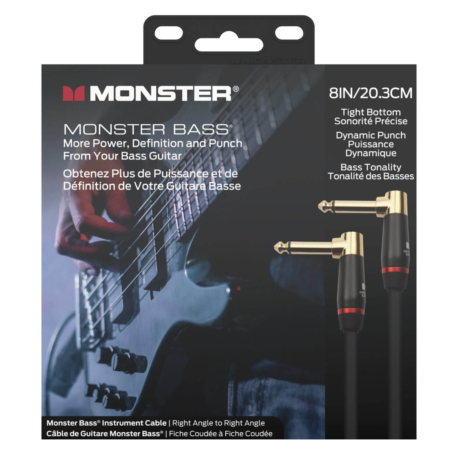 Monster Bass Instrument Cable [M BASS2-0.75DA]