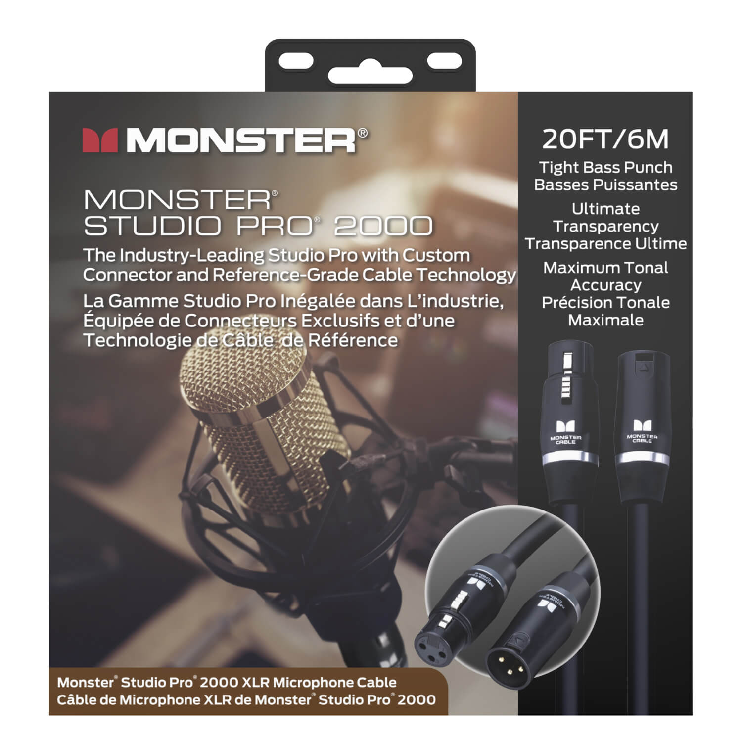 STUDIO PRO 2000 Microphone Cable [SP2000-M-20]