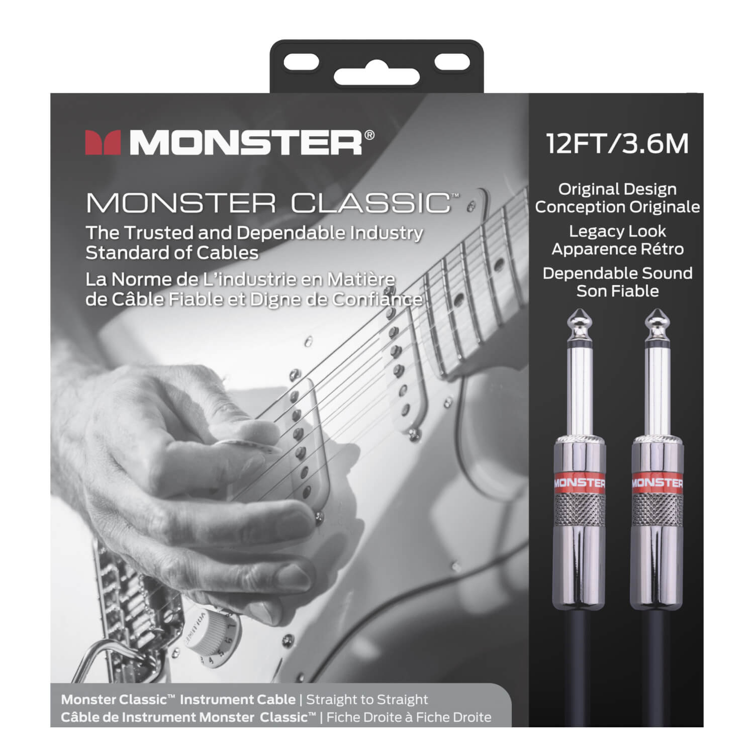 Monster Classic Instrument Cable [CLAS-I-12]