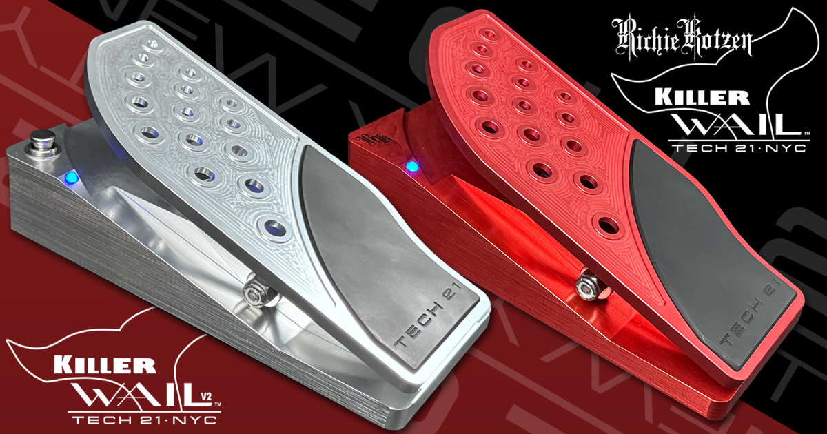Tech 21 Killer Wail Wah v2 & the Richie Kotzen Signature Killer Wail