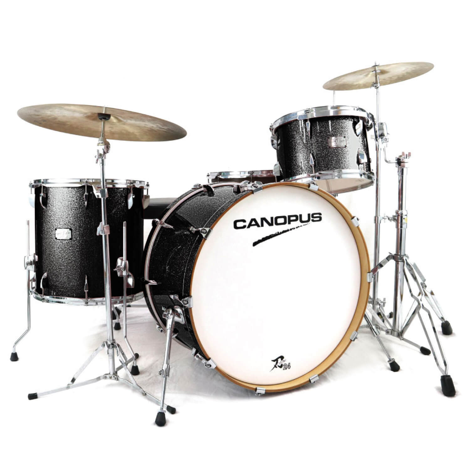 YAIBA II 24 KIT (Birch) / [YAIBA24KIT-WO/SD-SBS-LQ] (24B,13T,16F) / Shadow Black Sparkle LQ