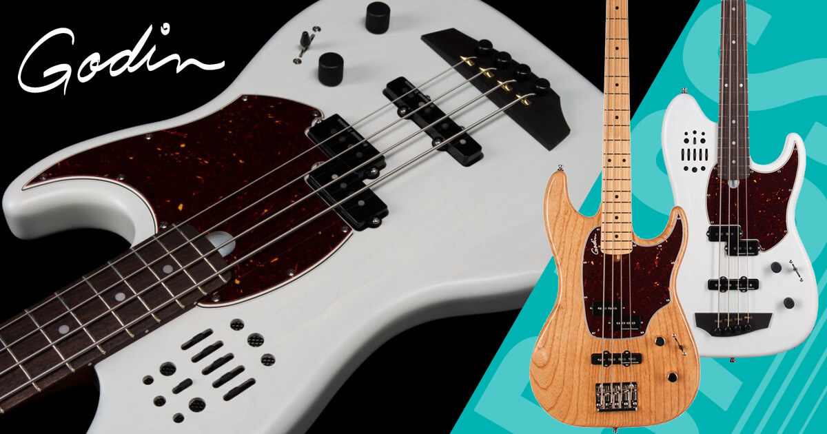 Godin Guitars から本格派エレキベース「RG-4 Ultra」＆「Passion RG-4 Swamp Ash Bass」登場