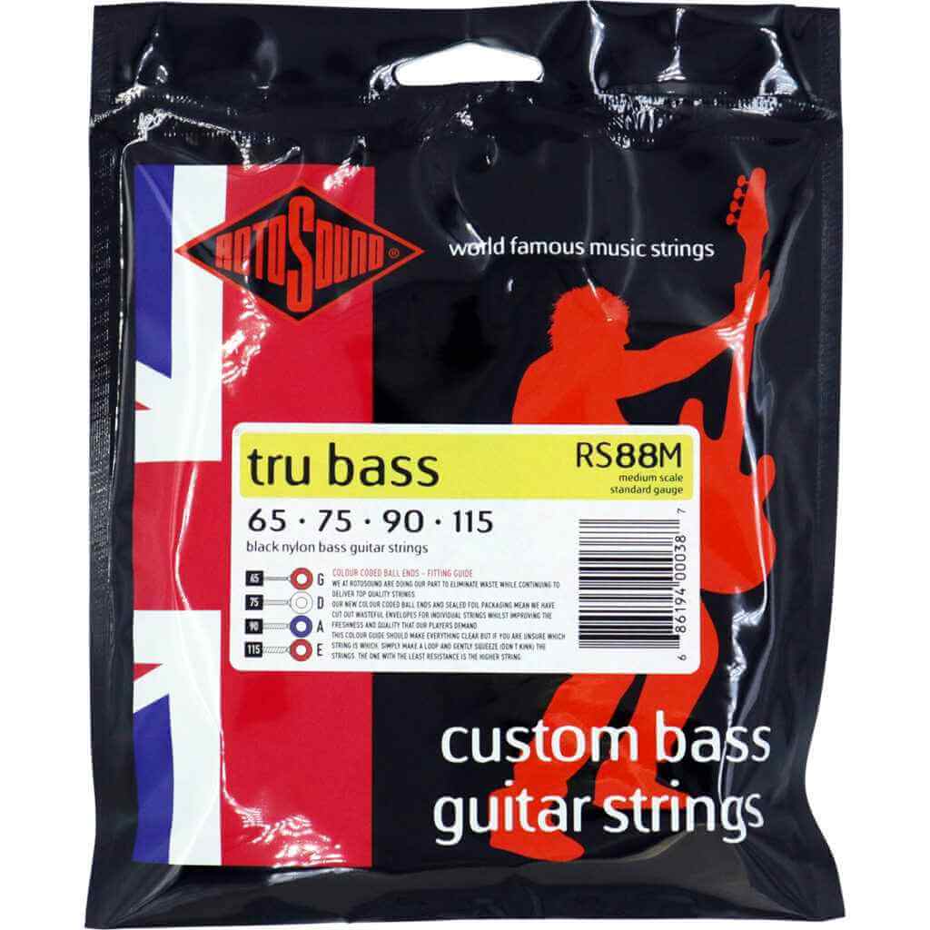 Tru Bass 88 Nylon Tapewound Medium Scale RS88M (MEDIUM SCALE/65-115)