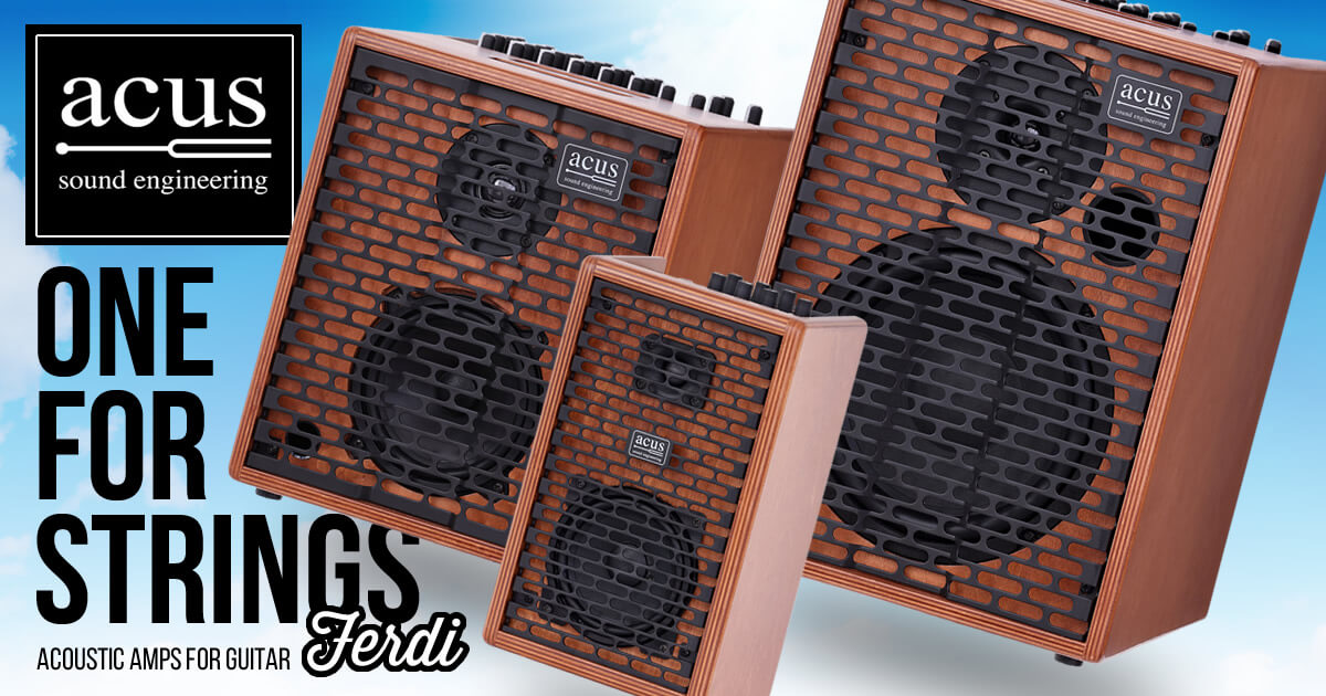新世代アコースティックアンプ「acus sound engineering ONEFORSTRINGS Ferdi」