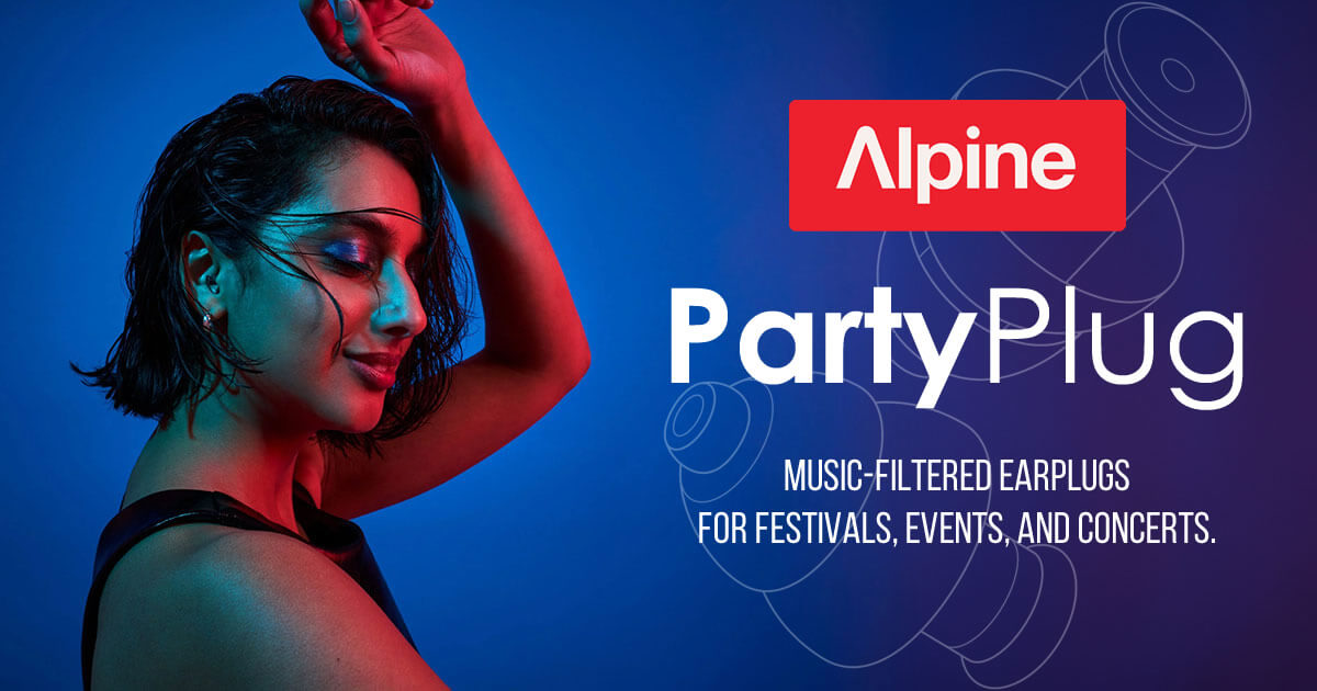 大音量のステージを、安心して最後まで楽しもう。Alpine PartyPlug