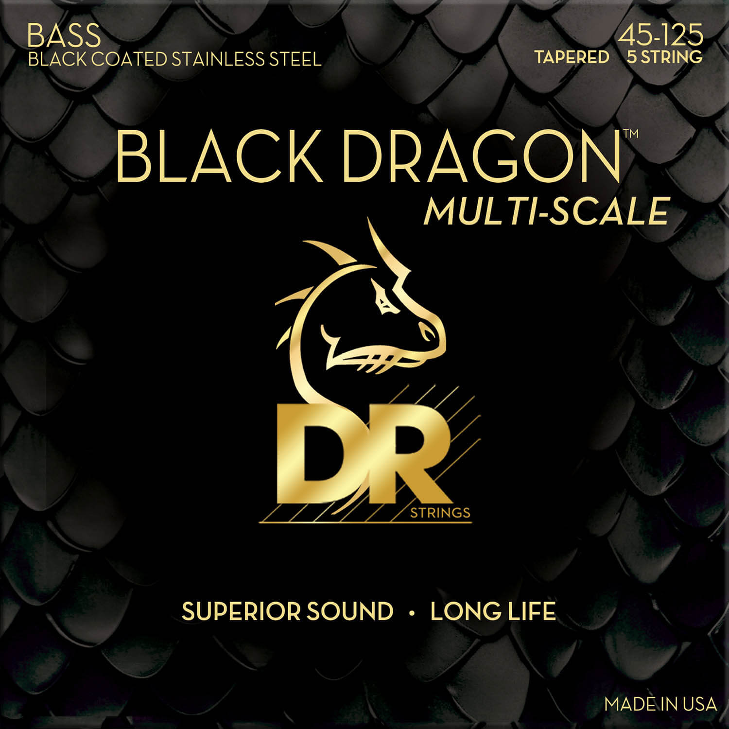 BLACK DRAGON Multi-Scale Bass Strings DBSMB5-45