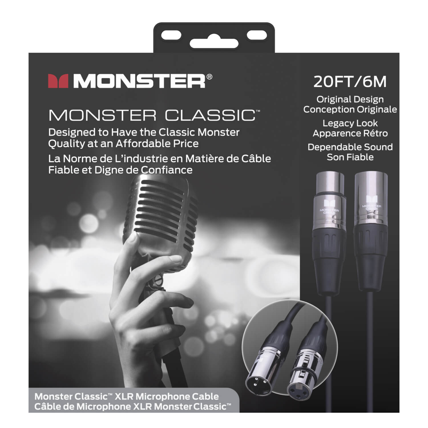 Monster Classic Microphone Cable [CLAS-M-20]